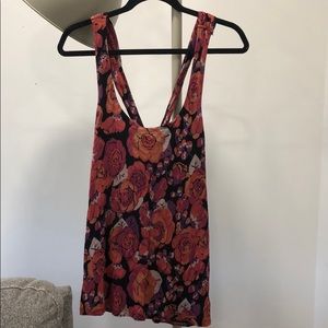 Free People Floral Tank